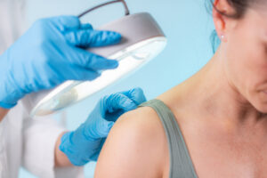 Skin examination in maintaining well-being and addressing potential concerns.